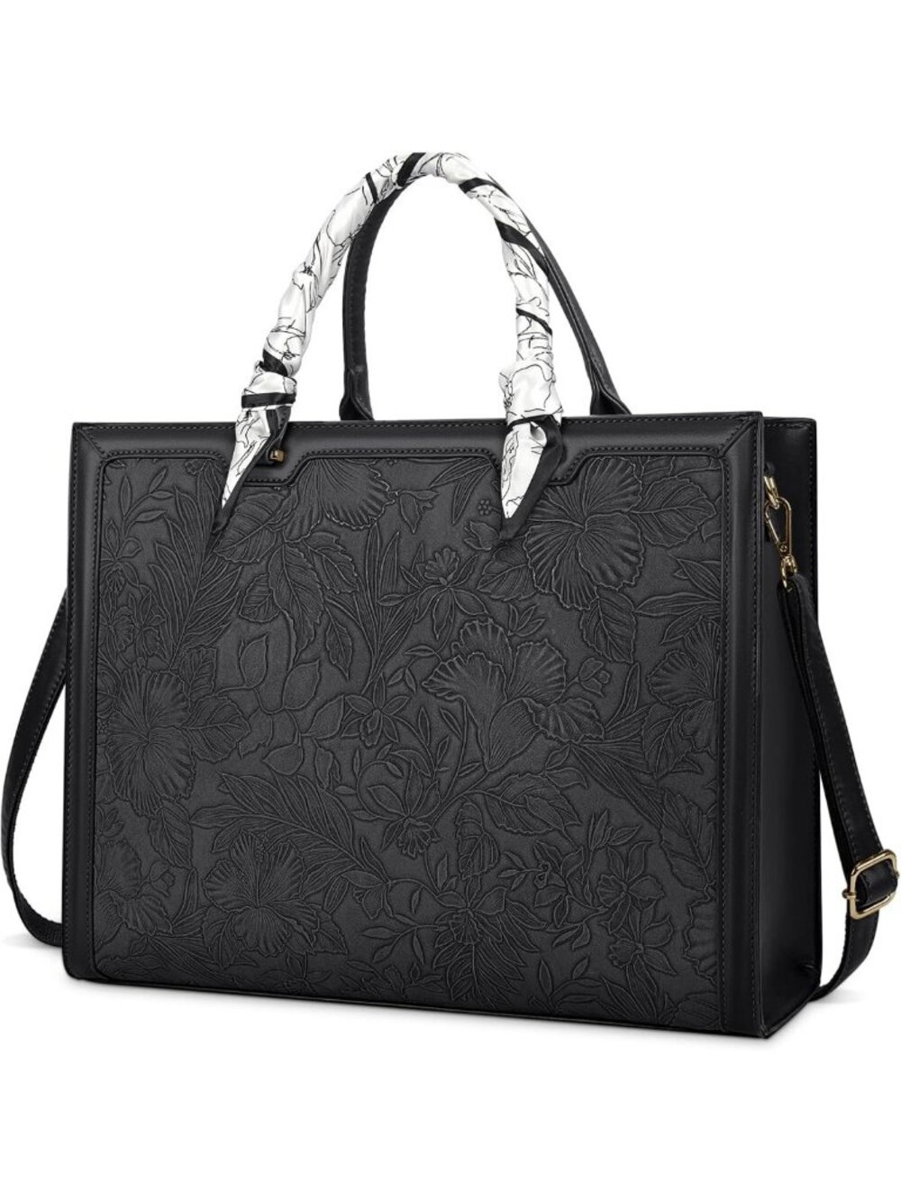 Stylish 15.6" Waterproof Laptop Tote Bag for Women - Lightweight Business